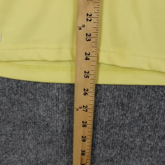 Lacoste Sport Shirt Mens Small Miami Open Polo Yellow Tennis Ultra Dry Preppy - Picture 14 of 16